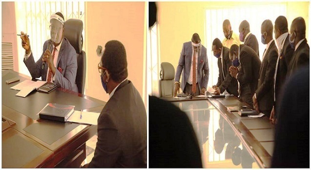 Justin Gbagir Led Exco of the Nigerian Bar Association today Tuesday paid an advocacy visit to the Chief Judge of Benue State