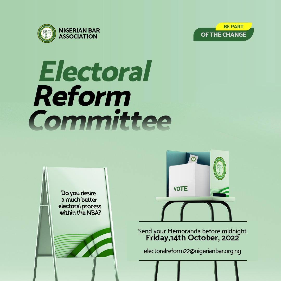 ELECTORAL REFORM COMMITTEE – CALL FOR MEMORANDA