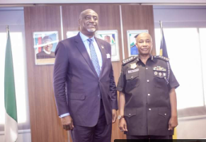 NBA PRESIDENT PAYS COURTESY CALL ON IGP, DEPLORES PITIABLE WORKING CONDITION OF POLICE OFFICERS, APPEALS FOR THE RECOGNITION AND PROPER PLACEMENT OF LAWYERS IN THE FORCE, SEEKS BETTER PARTNERSHIP BETWEEN THE NPF AND NBA TO STEM INCIDENCE OF HARASSMENT OF LAWYERS BY POLICEMEN
