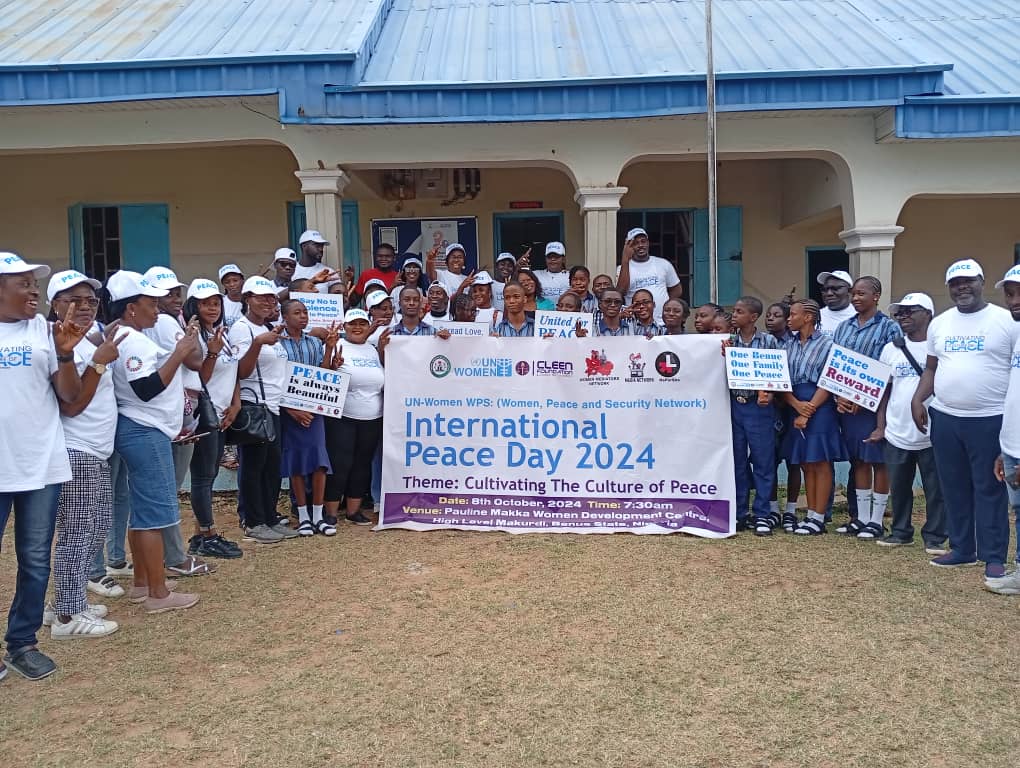 UN WOMEN-BENUE WOMEN PEACE AND SECURITY COMMEMORATES WORLD PEACE DAY