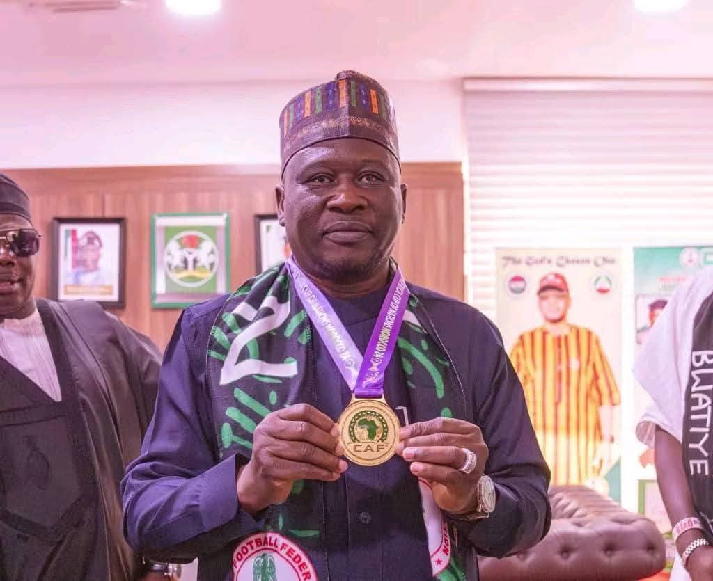 FINTIRI HONOURS SUPER FALCONS COACH JUSTINE MADUGU WITH HOUSE, N50 MILLION FOR WAFCON VICTORY