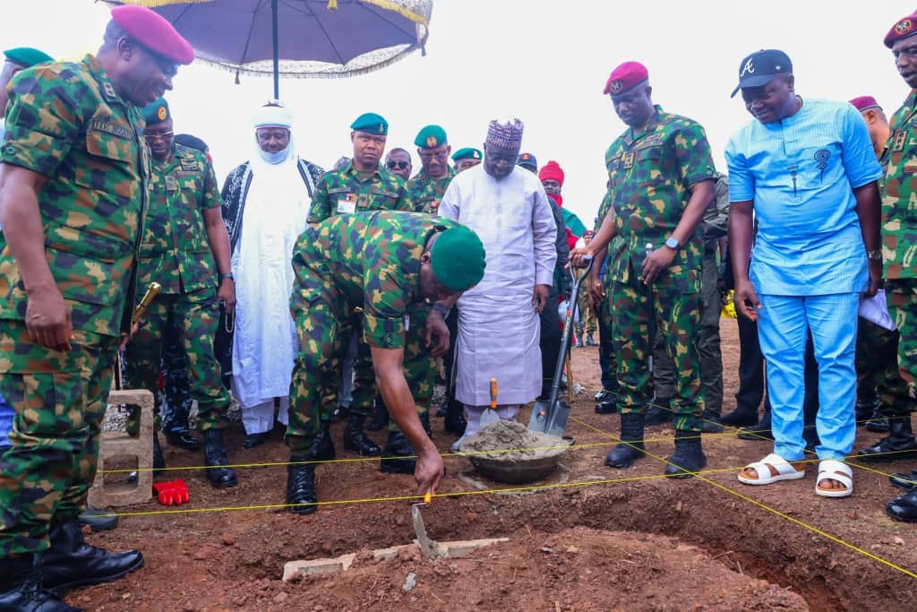COAS Lays Foundation for Special Forces School in Nasarawa