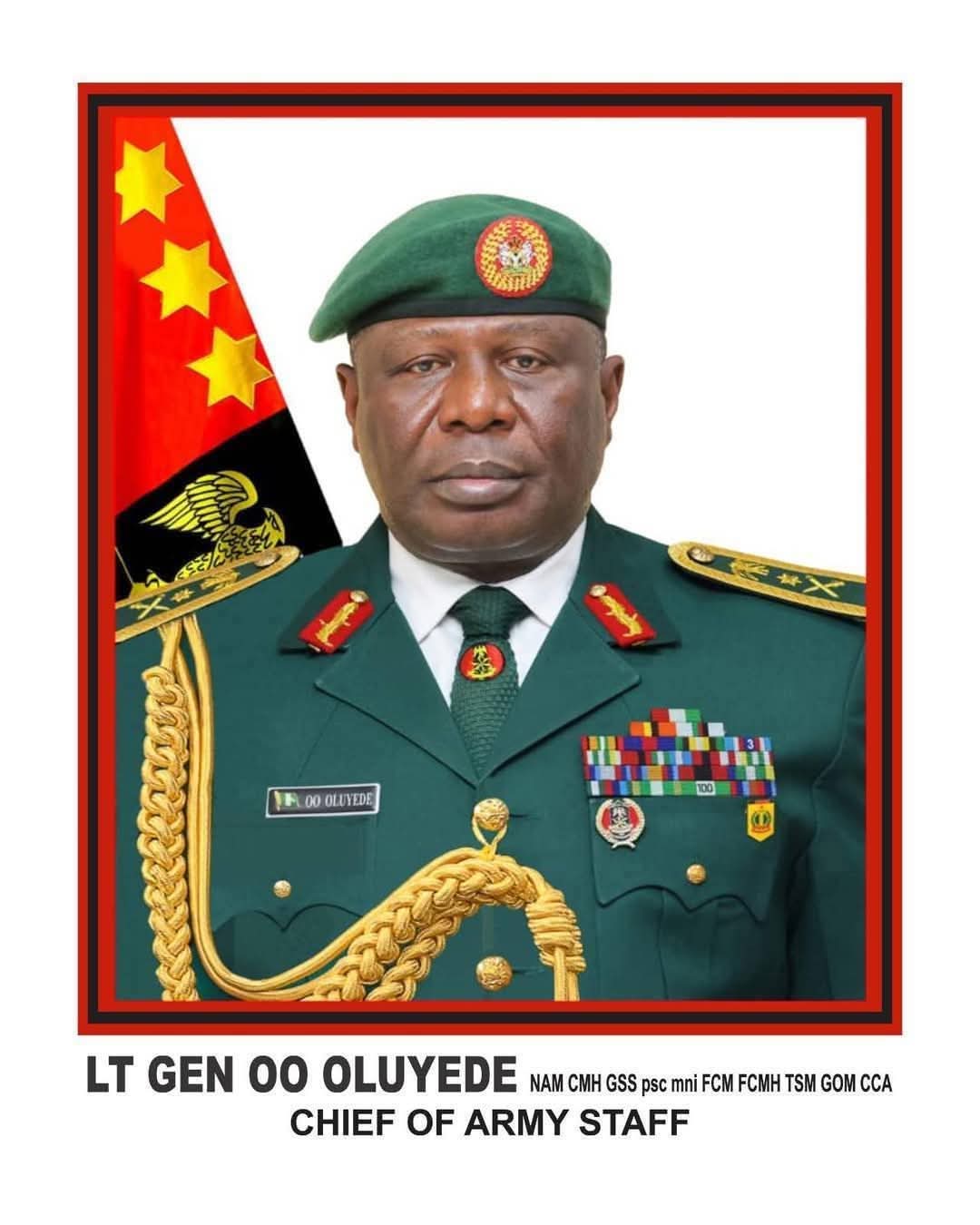 COAS RESHUFFLES NIGERIAN ARMY HIGH COMMAND, APPOINTS NEW PSOs, GOCs, OTHER COMMANDERS