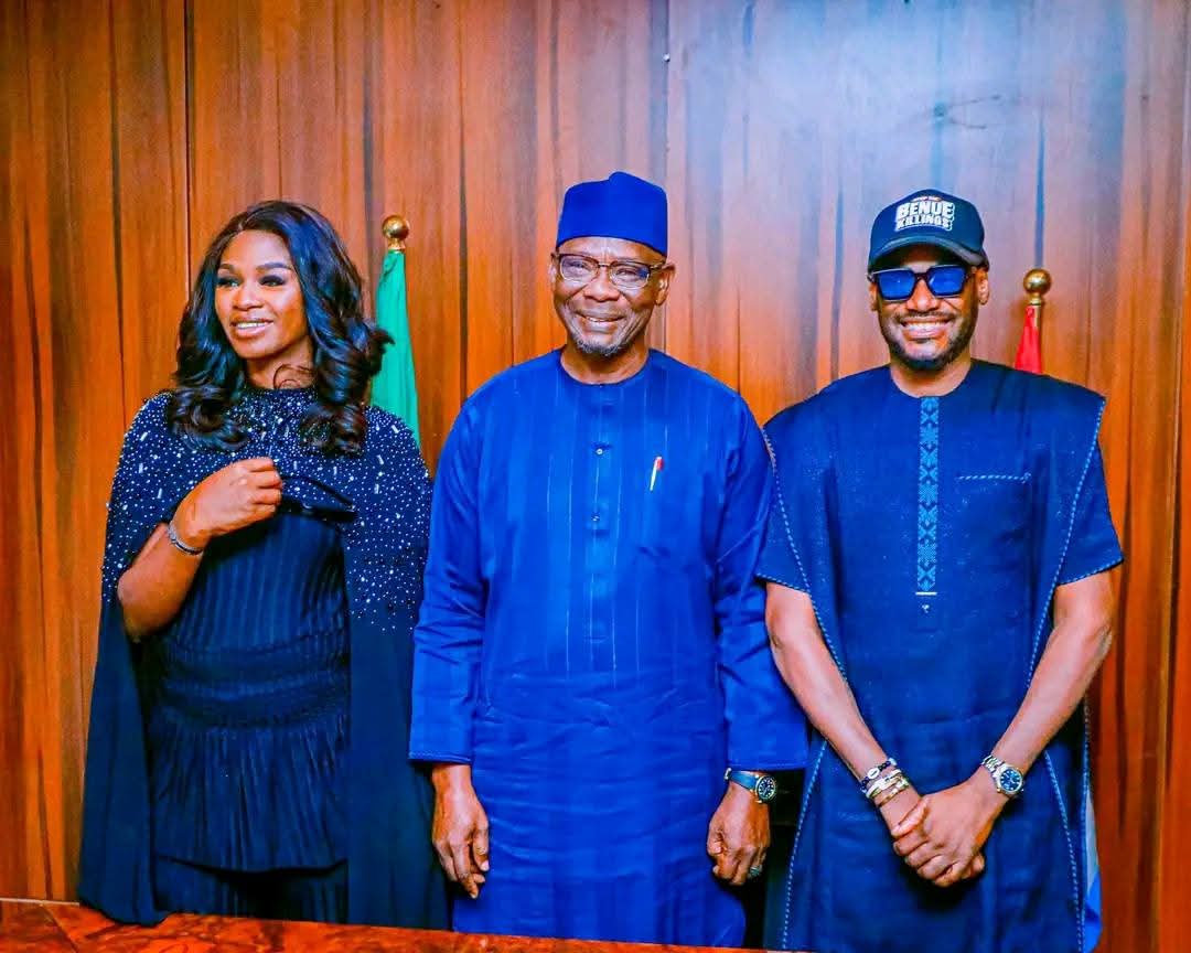 Gov. Abdullahi Sule Meets 2Baba, Natasha Osawaru on Peace Initiative