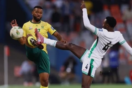 WCQ26: Nigeria Draws 1-1 with South Africa in a Tense Match.